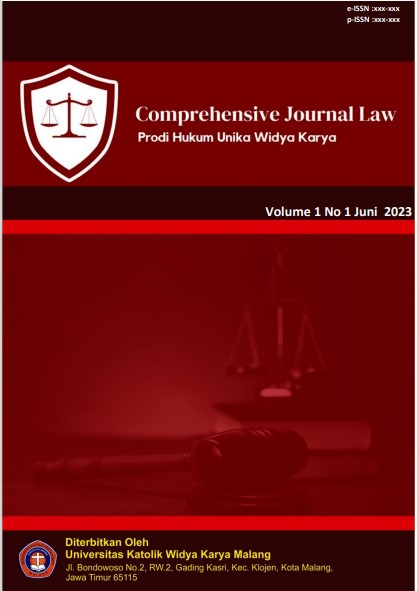 					Lihat Vol 1 No 1 (2023): Juni : Comprehensive Journal Law
				